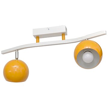 

Bodové svítidlo MORRIS 2xE27/60W/230V Oranžová