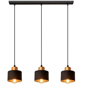 

Lustr na lanku EDISON 3xE27/60W/230V
