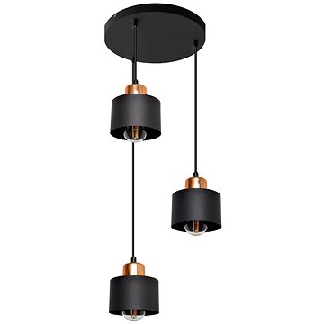 

Lustr na lanku EDISON 3xE27/60W/230V