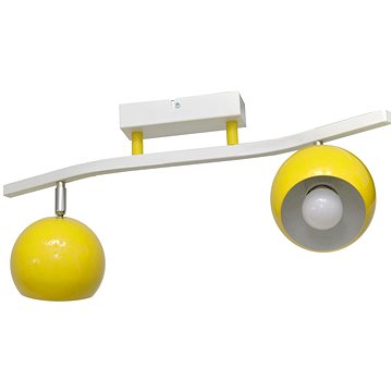 

Bodové svítidlo MORRIS 2xE27/60W/230V žlutá