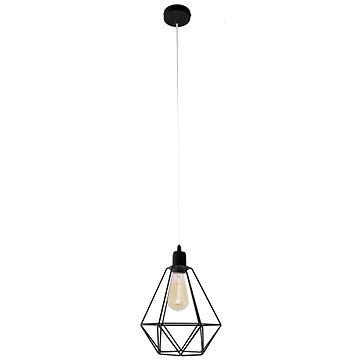 

Lustr KARO 1xE27/60W/230V Černá
