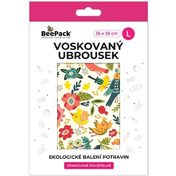

BEEPACK Voskovaný ubrousek Zahrada, L