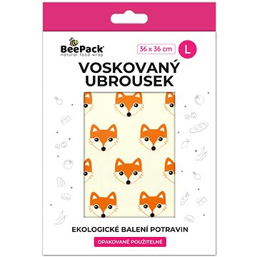 

BEEPACK Voskovaný ubrousek Lišky, L