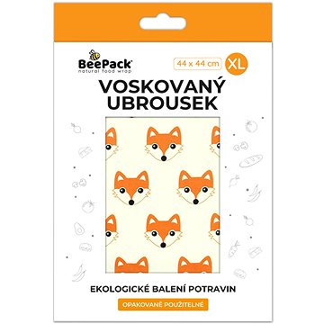 

BEEPACK Voskovaný ubrousek Lišky, XL