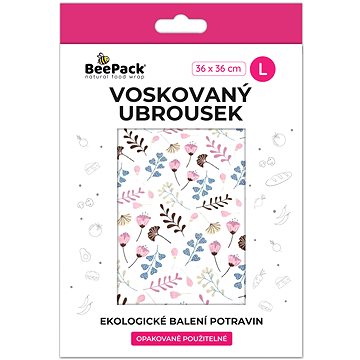 

BEEPACK Voskovaný ubrousek Růžová kvítka, L