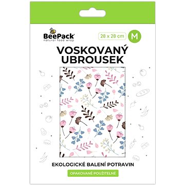 

BEEPACK Voskovaný ubrousek Růžová kvítka, M