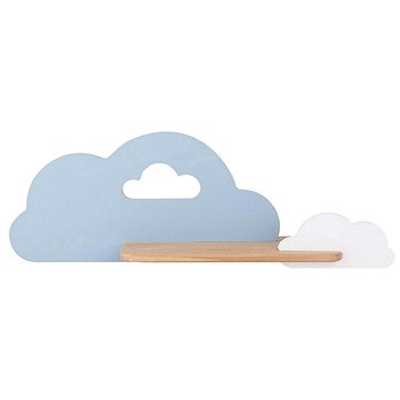 

LED Dětské nástěnné svítidlo s poličkou CLOUD LED/5W/230V modrá/bílá