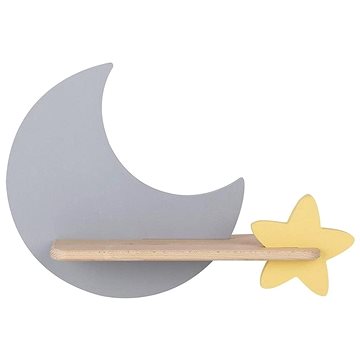 

LED Dětské nástěnné svítidlo s poličkou MOON LED/5W/230V