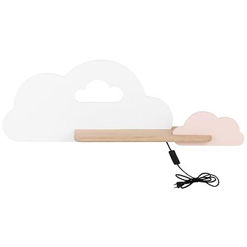 

LED Dětské nástěnné svítidlo s poličkou CLOUD LED/5W/230V bílá/růžová