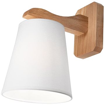 

Nástěnné svítidlo ANDREA 1xE27/60W/230V dub/bílá