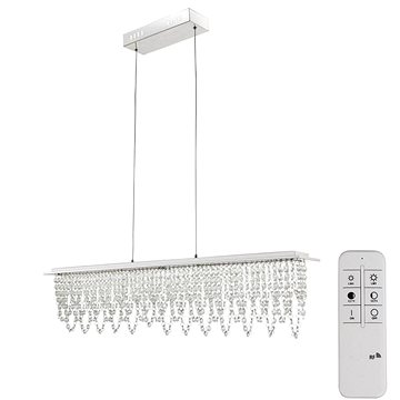 

Globo - LED Stmívatelný křišťálový lustr na lanku LED/24W/230V + DO