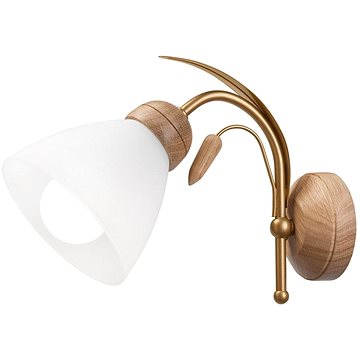 

Nástěnné svítidlo TULIPAN 1xE27/60W/230V dub