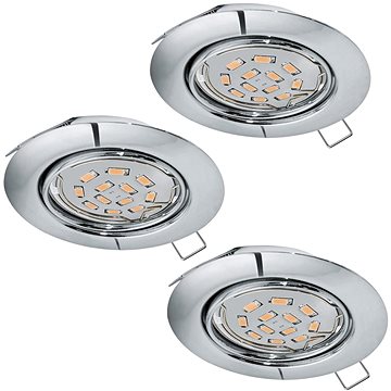 

Eglo - SADA 3x LED Podhledové svítidlo 3xGU10-LED/5W/230V