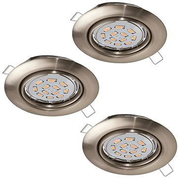 

Eglo - SADA 3x LED Podhledové svítidlo 3xGU10-LED/5W/230V