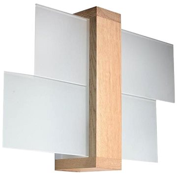 

Nástěnné svítidlo FENIKS 1 1xE27/60W/230V přírodní dřevo