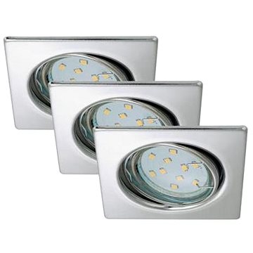 Briloner 7230-038 - SADA 3x LED Koupelnové podhledové svítidlo 3xGU10/3W/230V - Stropní světlo
