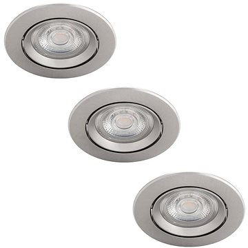 

Philips - SADA 3x LED Stmívatelné podhledové svítidlo 3xLED/5W/230V 2700K