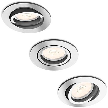 

Philips - SADA 3x Podhledové svítidlo 3xGU10/5,5W/230V lesklý chrom