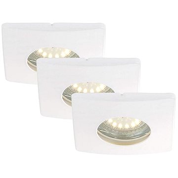 Briloner 7239-036 - SADA 3x LED Koupelnové podhledové svítidlo ATTACH 3xGU10/4W/230V IP44 - Stropní světlo