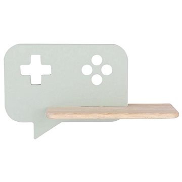 

LED Dětské nástěnné svítidlo s poličkou CONSOLE LED/5W/230V zelená