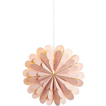 

Markslöjd 705307 - Vánoční dekorace MARIGOLD 1xE14/25W/230V 60 cm růžová