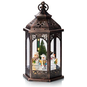 

Markslöjd 704973 - LED Vánoční dekorace ROLF LED/3xAA hnědá lucerna