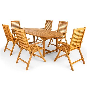 

DOPPLER Set zahradního nábytku TAMAN DORSET FSC® velký 6+1