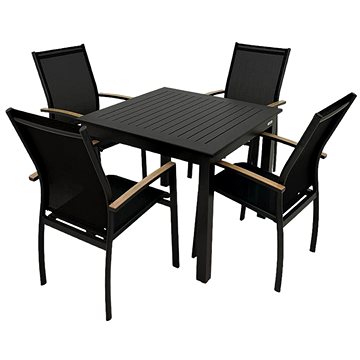 

DOPPLER Set zahradního nábytku EXPERT Wood 4+1 antracit