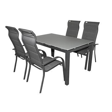 

DOPPLER Set zahradního nábytku SALERNO MIAMI šedá 4+1