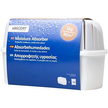 

Everbrand Sweden Absodry Big, pohlcovač vlhkosti, pro místnost do 80 m3, 1000 g