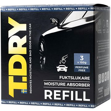 

Everbrand Sweden T.Dry, náhradní sáčky do pohlcovače vlhkosti, neparfemované 3 × 100 g