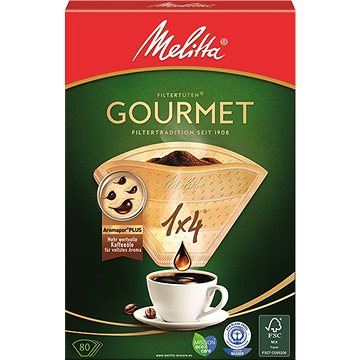 

Melitta Filtry 1x4/80 GOURMET hnědé