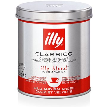 

Mletá káva illy 125g CLASSICO