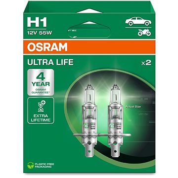 

OSRAM Ultra Life H1 55W P14.5s 2ks