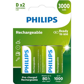 Philips R20B2A300 2 ks v balení - Nabíjecí baterie