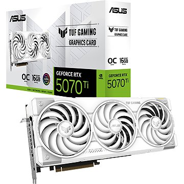 

ASUS TUF GeForce RTX 5070 Ti 16G OC GAMING WHITE