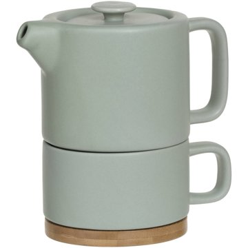 

Secret de Gourmet Konvička na čaj se šálkem Nature, 400 + 250 ml, barva máty