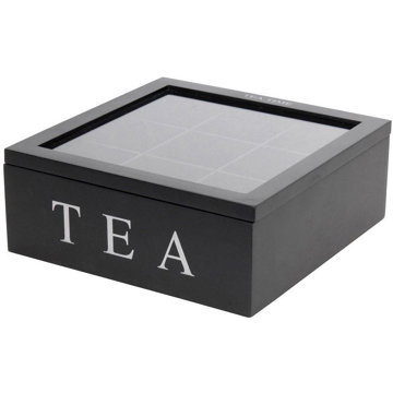 

Home Styling Collection Dřevěná krabička na čaj, 9 přihrádek