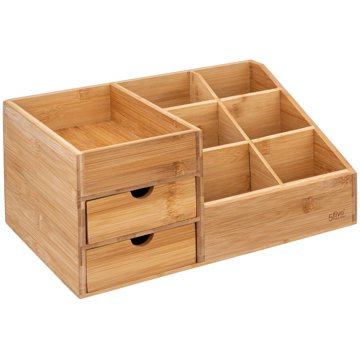 

5five Simply Smart Organizér na kosmetiku, bambusový, 3 zásuvky