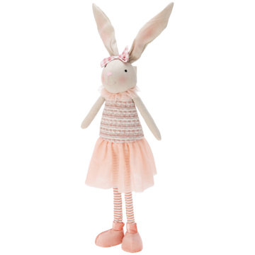 

Home Styling Collection Dekorativní figurka králík s natahovacíma nohama, 85 cm, růžová