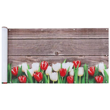 

Maximex Balkonový kryt s tulipány 5 m × 85 cm