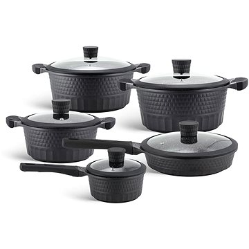 

EDENBERG Sada nádobí s keramicko-mramorovým povrchem 10 ks