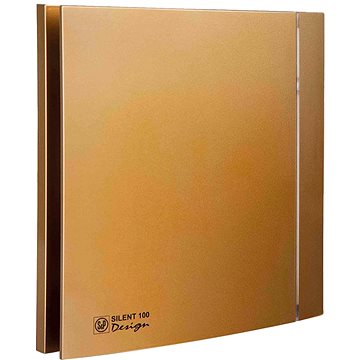 

Soler&Palau SILENT 100 CZ Design Gold 4C koupelnový, zlatý