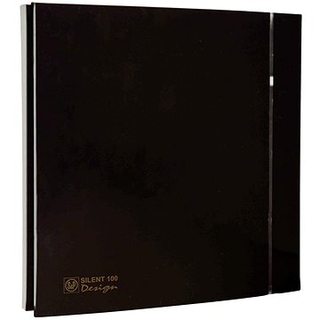

Soler&Palau SILENT 100 CRZ Design Black 4C koupelnový, černý