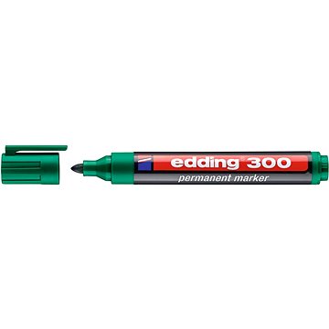 EDDING 300 permanentní, zelený - Popisovač