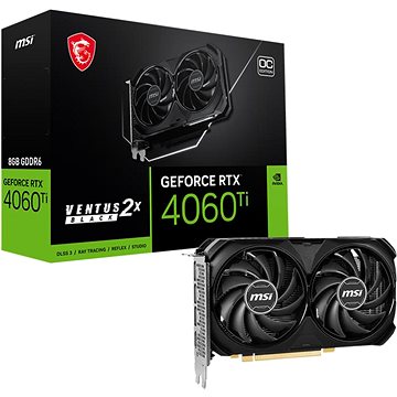 

MSI GeForce RTX 4060 Ti VENTUS 2X BLACK 8G OC