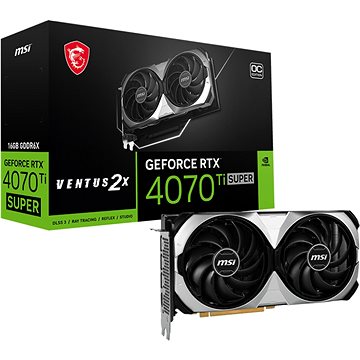 

MSI GeForce RTX 4070 Ti SUPER 16G VENTUS 2X OC