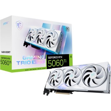 

MSI GeForce RTX 5060 Ti 16G GAMING TRIO OC WHITE