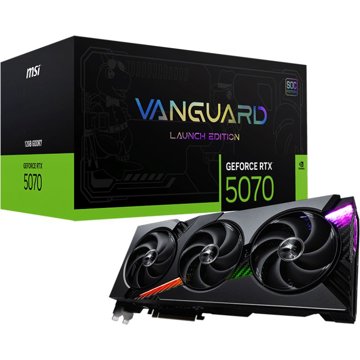 

MSI GeForce RTX 5070 12G VANGUARD SOC LAUNCH EDITION