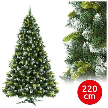 

DONOCI Vánoční stromek - borovice s bílými konci, 220 × 130 cm